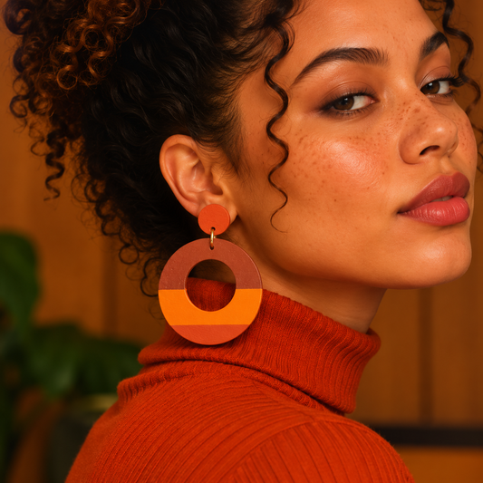 ROUNDABOUT EARRINGS | SWEET POTATO