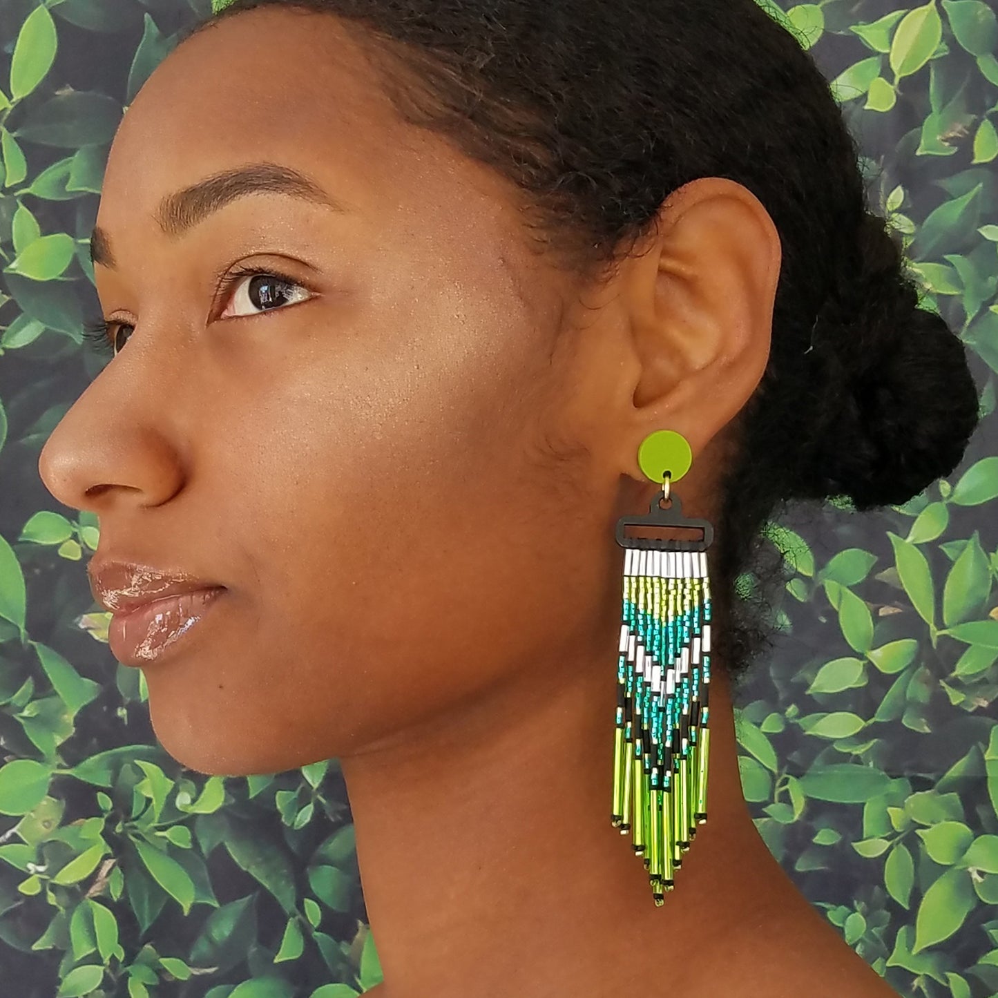 WATERFALL EARRINGS | LIME