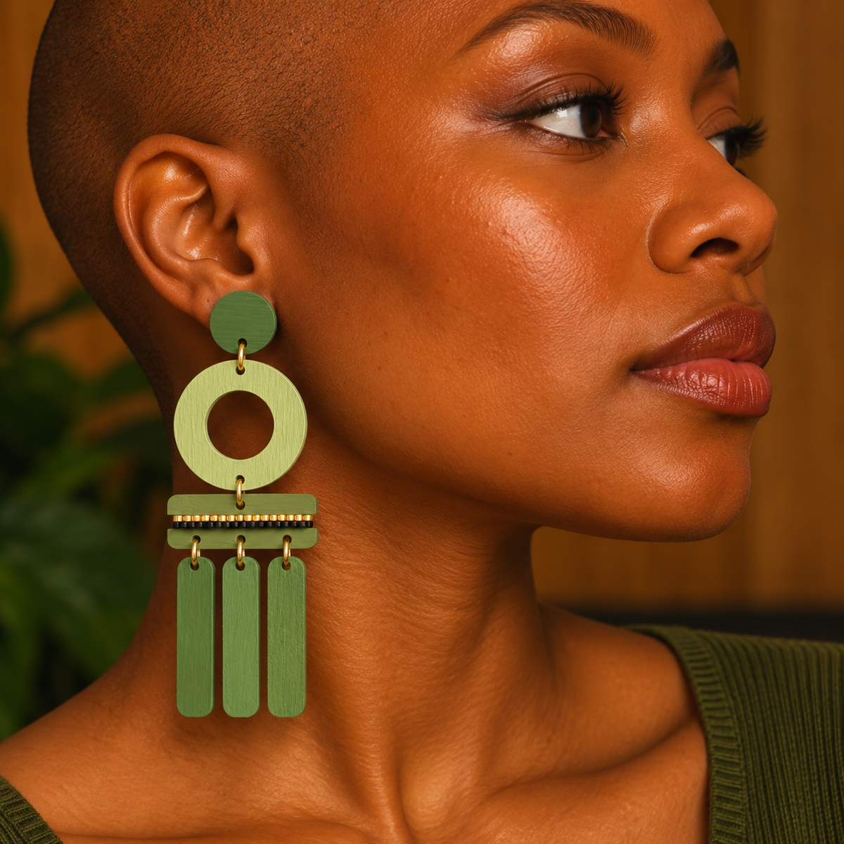 WIND CHIME EARRINGS | COLLARD