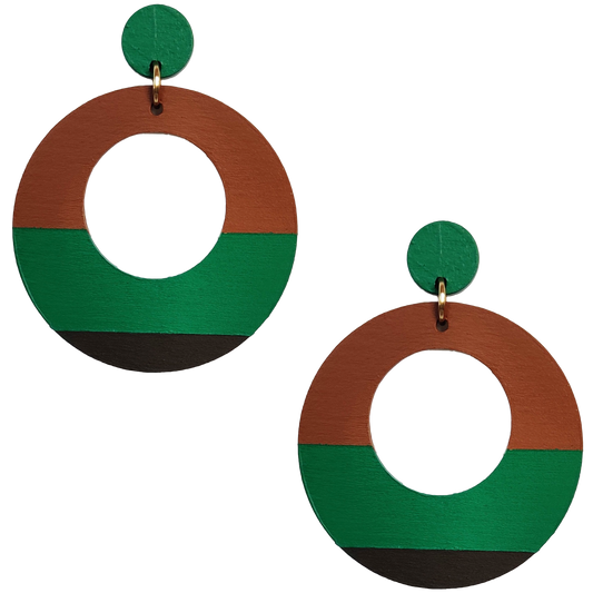 ROUNDABOUT EARRINGS | PINE