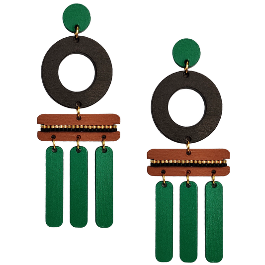 WIND CHIME EARRINGS | PINE