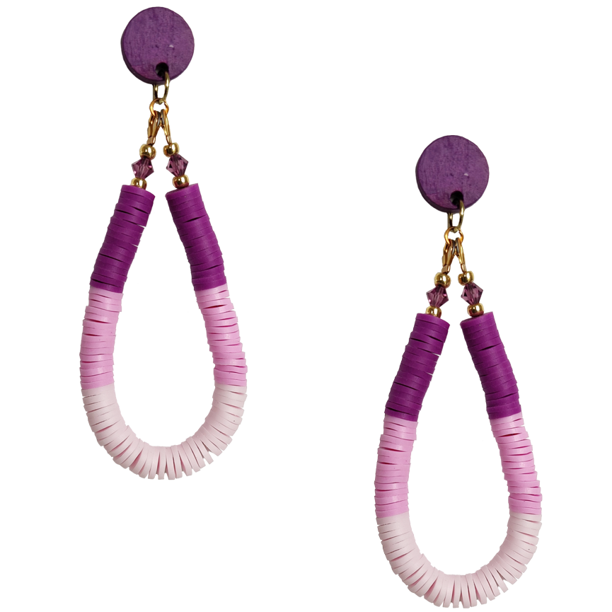 DOUBLE DUTCH EARRINGS | PASSION FRUIT