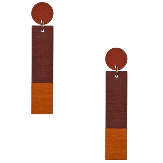 EXCLAMATION EARRINGS | SWEET POTATO