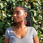 WIND CHIME EARRINGS | POMEGRANATE