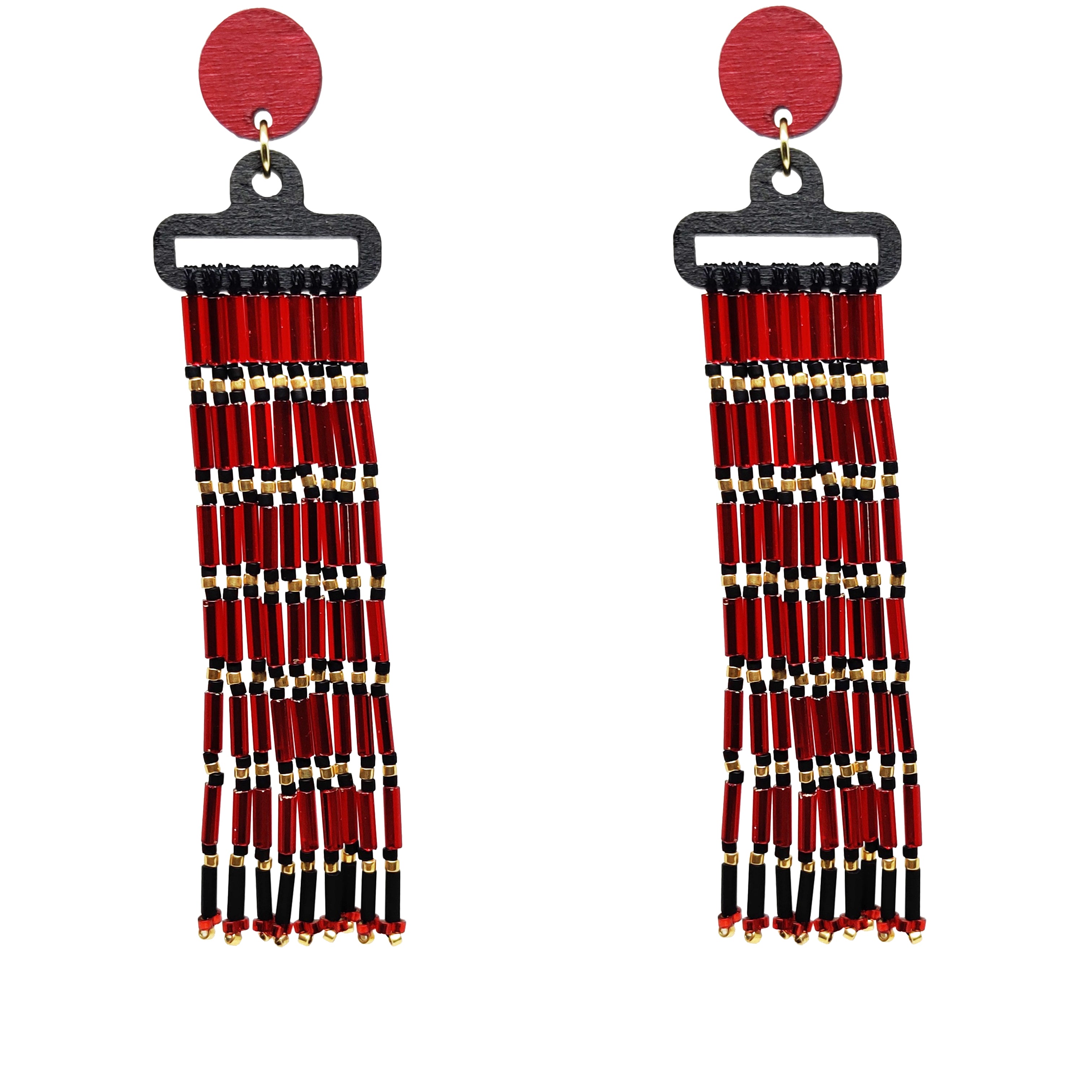 WATERFALL EARRINGS | POMEGRANATE