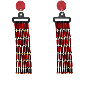 WATERFALL EARRINGS | POMEGRANATE