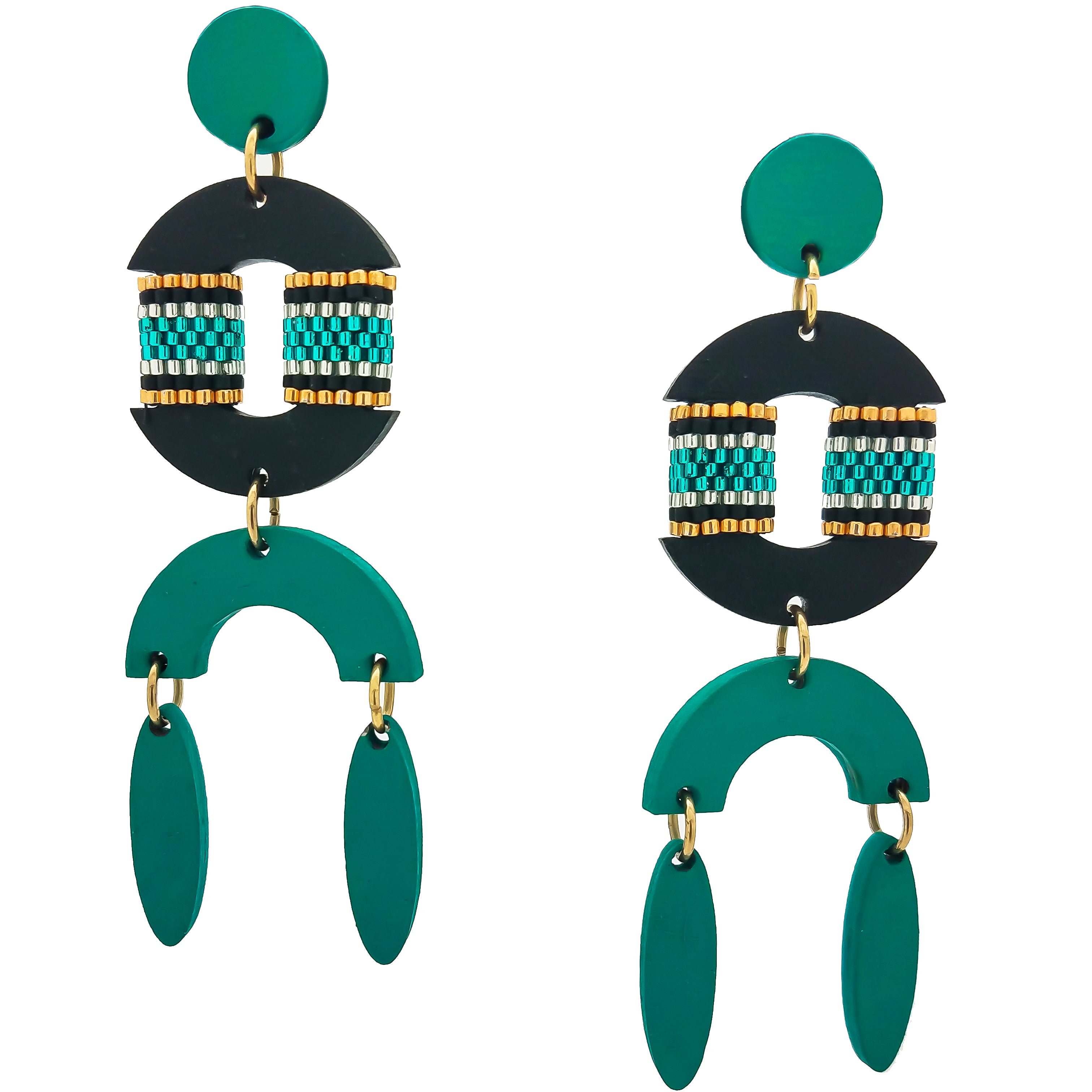 RESORT EARRINGS | AQUA