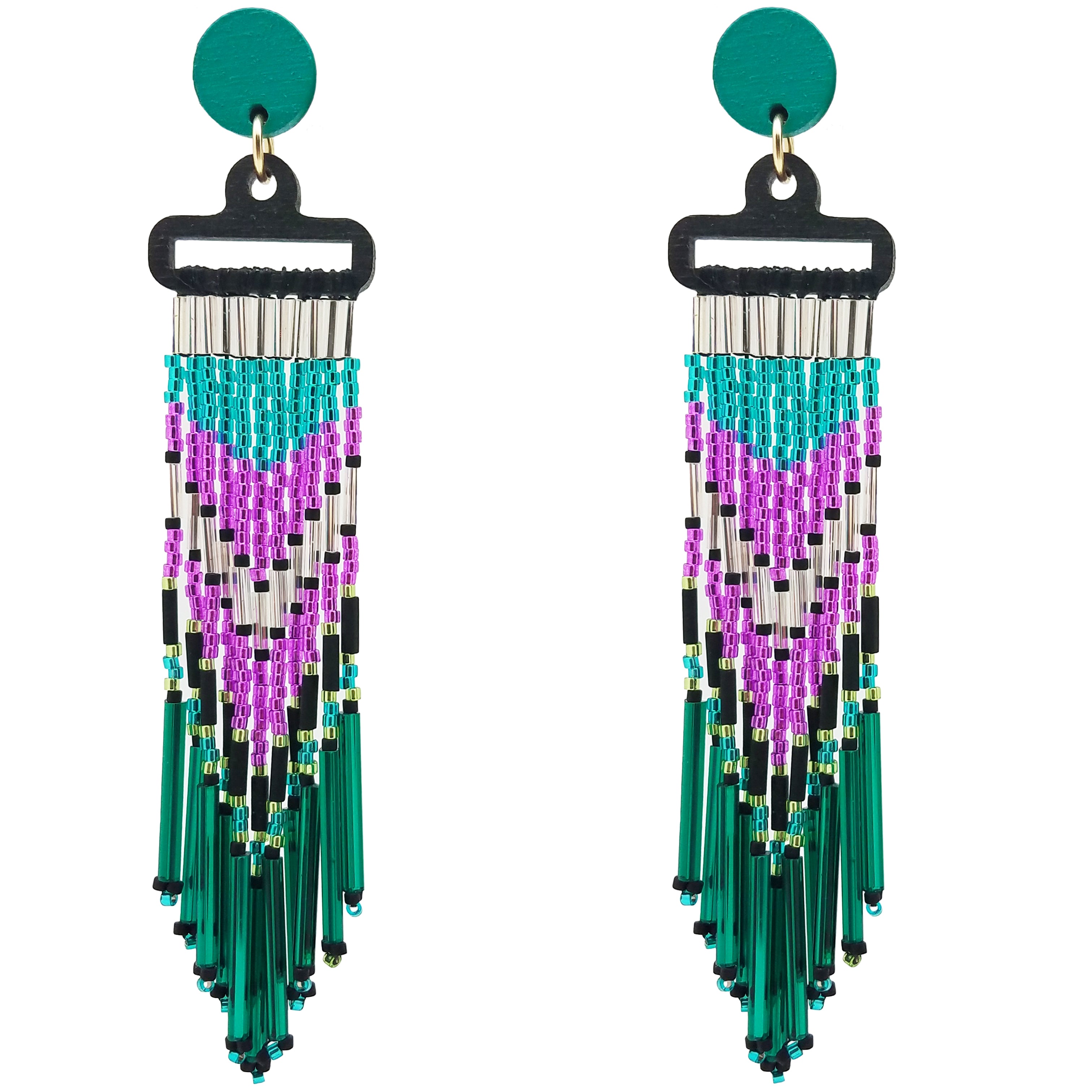 WATERFALL EARRINGS | AQUA