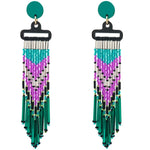 WATERFALL EARRINGS | AQUA