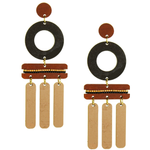 WIND CHIME EARRINGS | COCOA BEAN