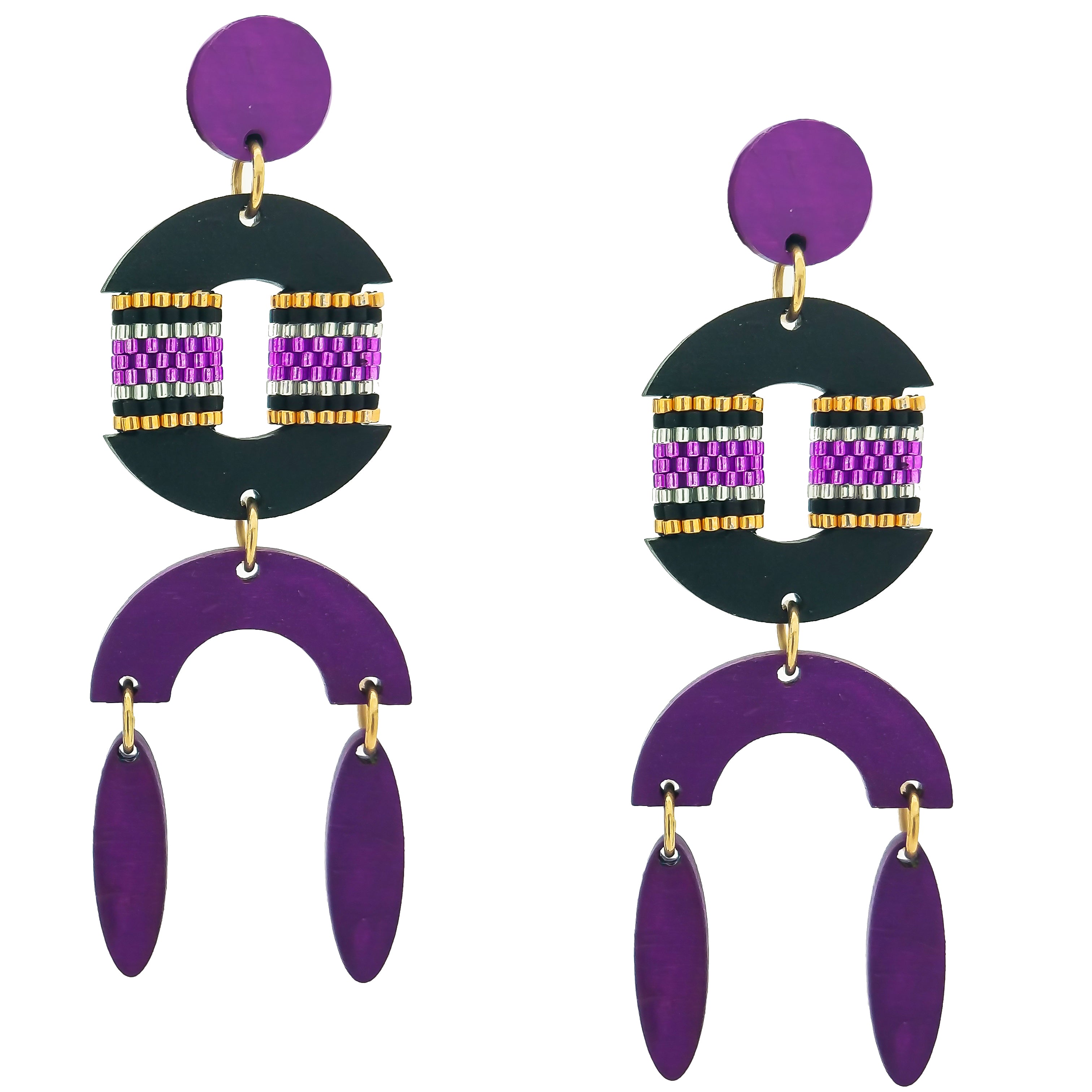 RESORT EARRINGS | PASSION FRUIT