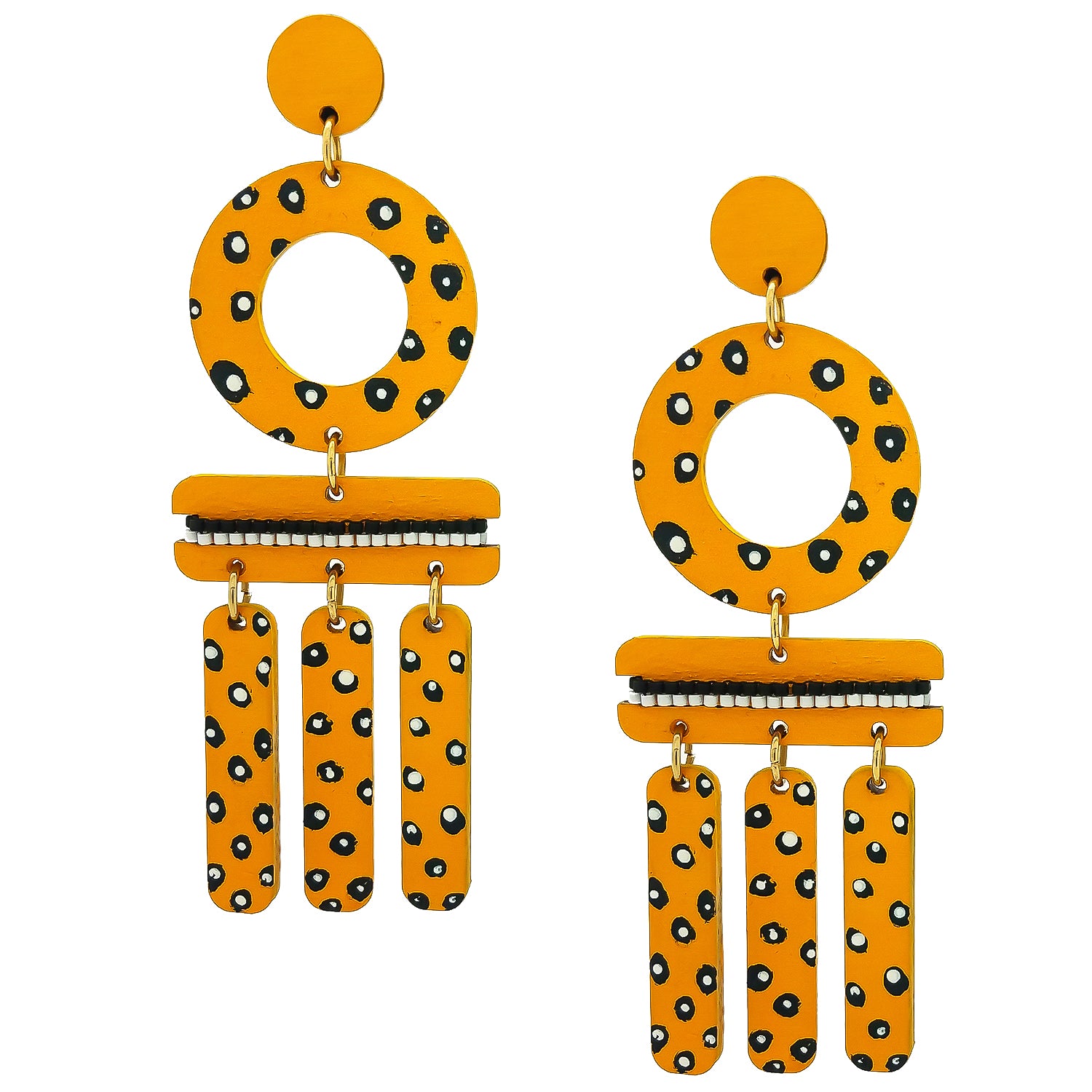 WIND CHIME EARRINGS | PINEAPPLE