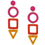 STACKED SHAPE EARRINGS | SUNSPLASH