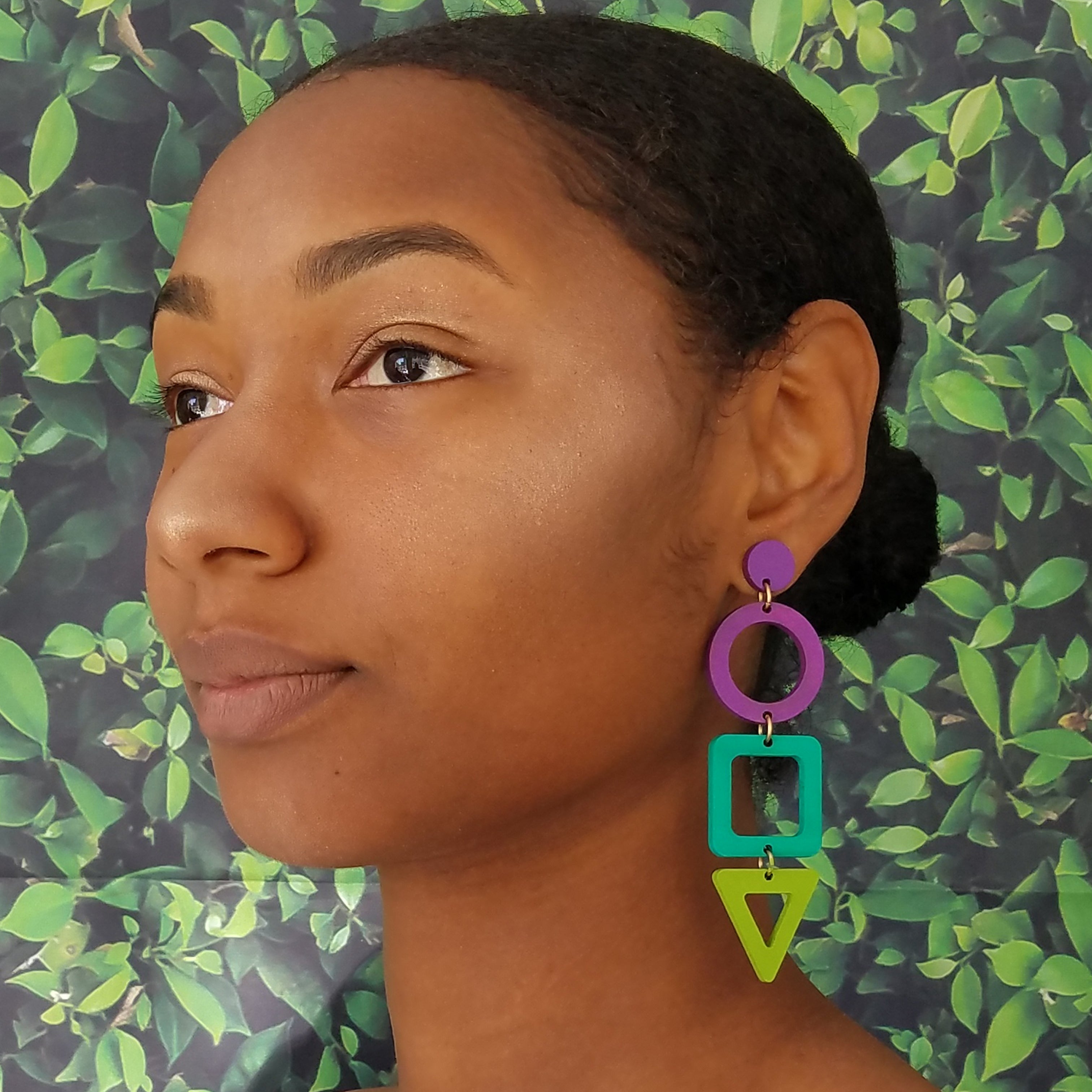 STACKED SHAPE EARRINGS | SALTWATER