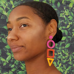 STACKED SHAPE EARRINGS | SUNSPLASH