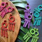 WIND CHIME EARRINGS | LIME