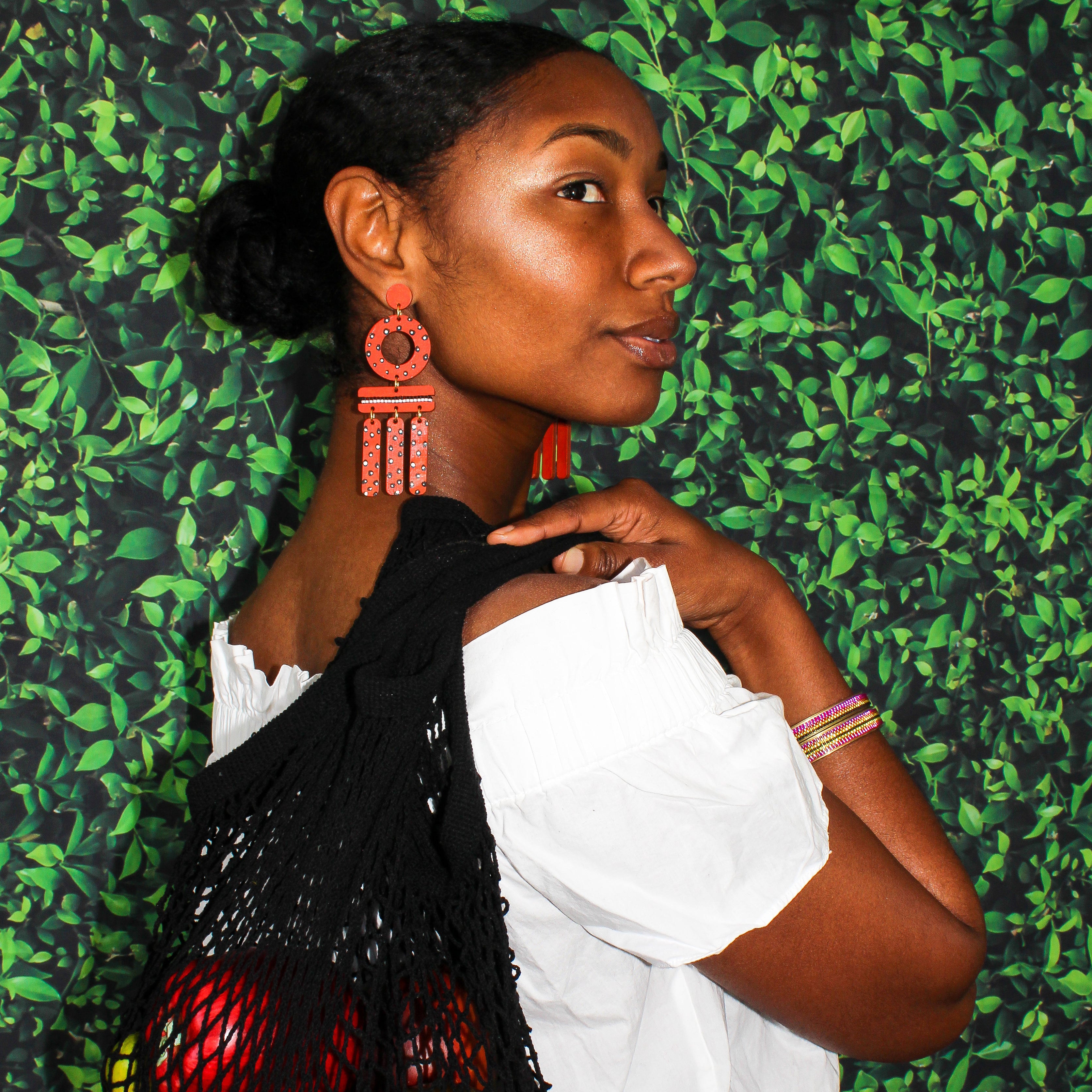 WIND CHIME EARRINGS | PAPAYA