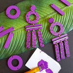 WIND CHIME EARRINGS | PASSION FRUIT